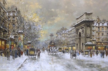 パリ Painting - AB ポルト サン マルタンとポルト サン ドニ パリジャン